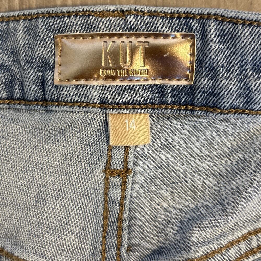 Kut from the Kloth Jean Shorts Plus Size 14 High Rise - Picture 4 of 6